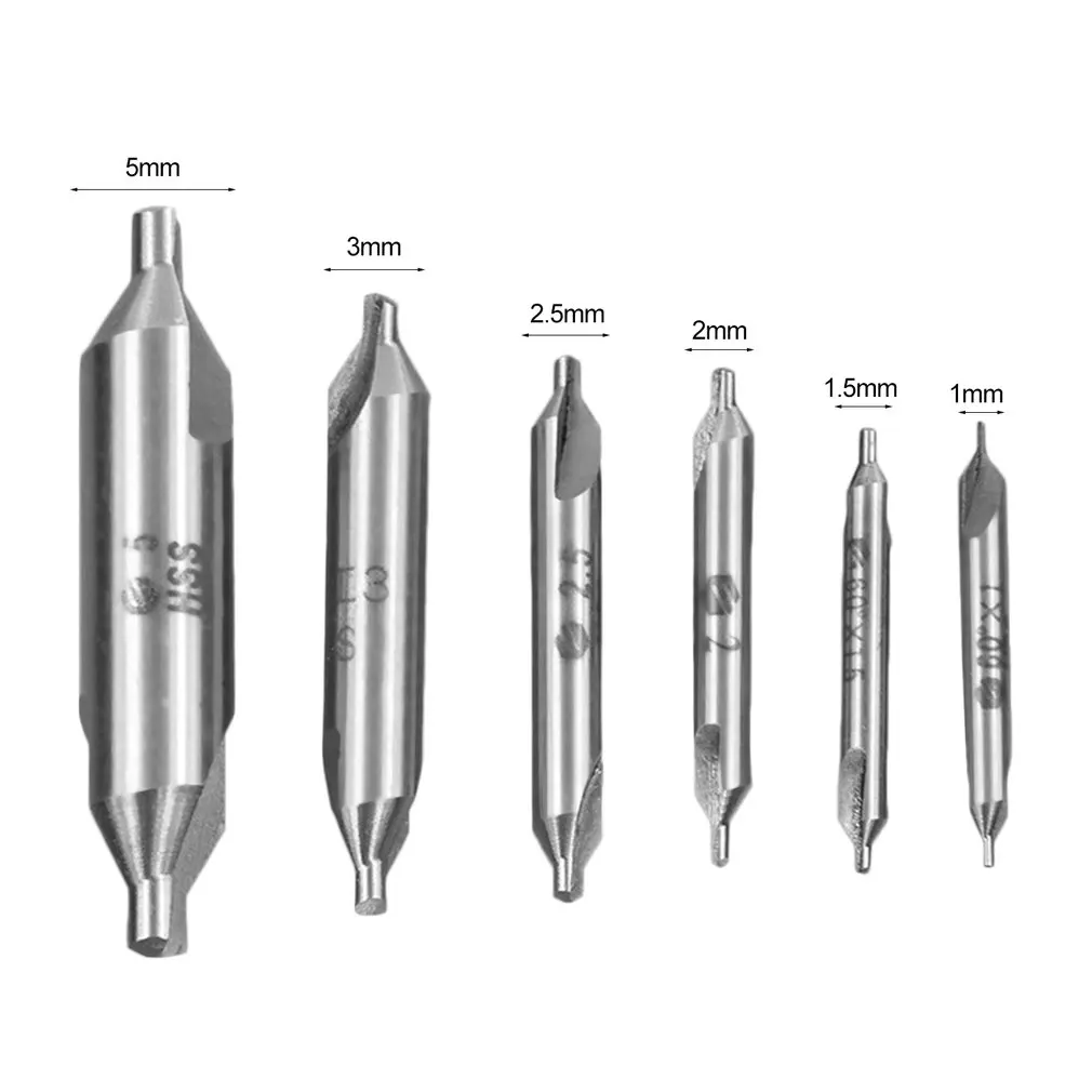 6pcs HSS Drill Bit Tap 1mm 1.5mm 2mm 2.5mm 3mm 4mm 5mm Centre Drill High Speed Steel A-Type Thread Spiral Screw
6pcs HSS Drill Bit Tap 1mm 1.5mm 2mm 2.5mm 3mm 4mm 5mm Centre Drill High Speed Steel A-Type Thread Spiral Screw