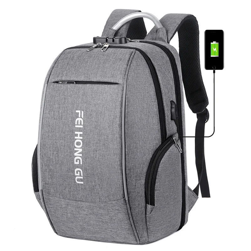 business men's backpack USB charging backpack fashion trend simple school bag casual business travel bag casual backpack female
business men's backpack USB charging backpack fashion trend simple school bag casual business travel bag casual backpack female