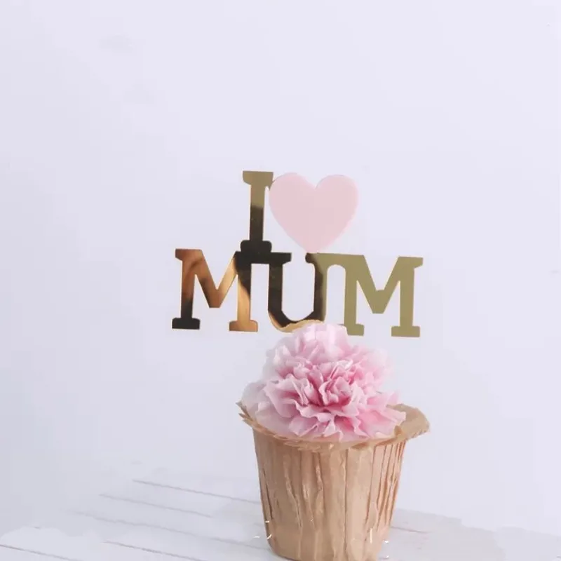 I Love Mom Mother's Day Cake Decorations Gold Acrylic Pink Crown Best Mom Birthday Fast Home Party Baking Cake Dessert Dress Up
I Love Mom Mother's Day Cake Decorations Gold Acrylic Pink Crown Best Mom Birthday Fast Home Party Baking Cake Dessert Dress Up
