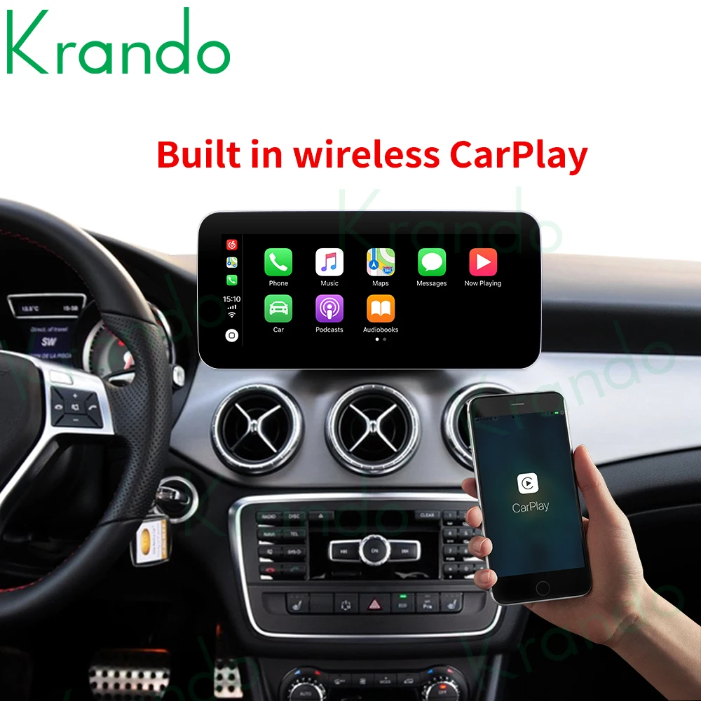 Автомагнитола Krando Android 9. 0 6G 11 0G 128 для Mercedes-Benz A W176 A180 CLA C117 GLA X156 10 25-2012 NTG 2020 4 5 Carplay |