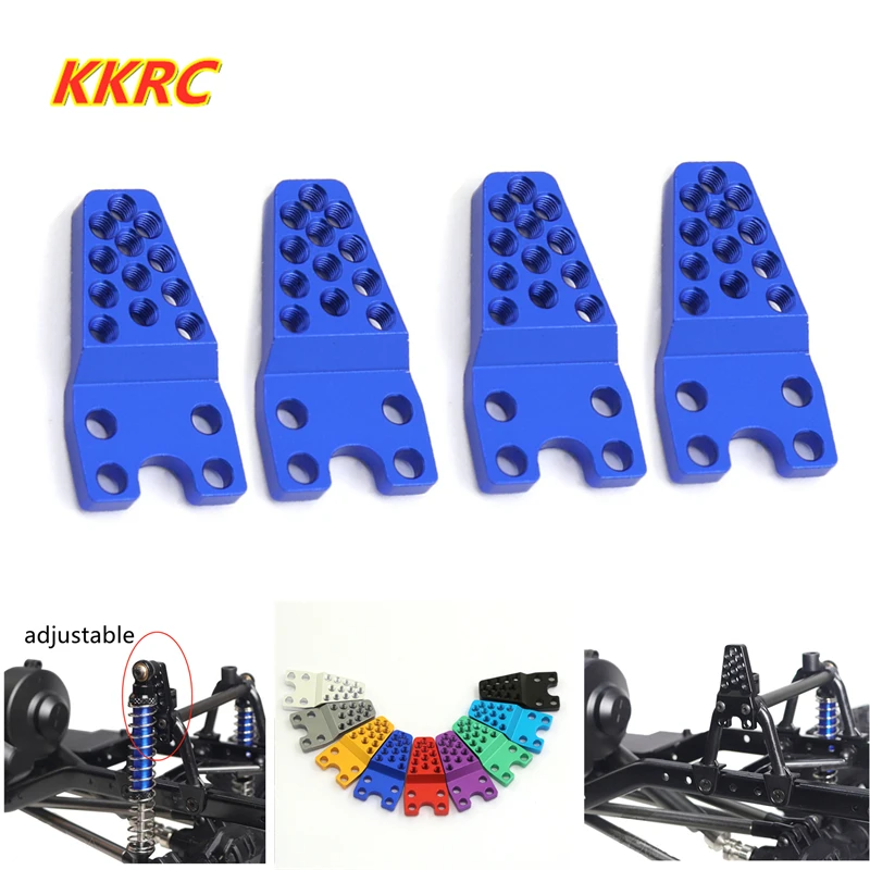 4 шт., Регулируемый угол наклона амортизатора для радиоуправляемого автомобиля 1/10 SCX10 D90
4 шт., Регулируемый угол наклона амортизатора для радиоуправляемого автомобиля 1/10 SCX10 D90