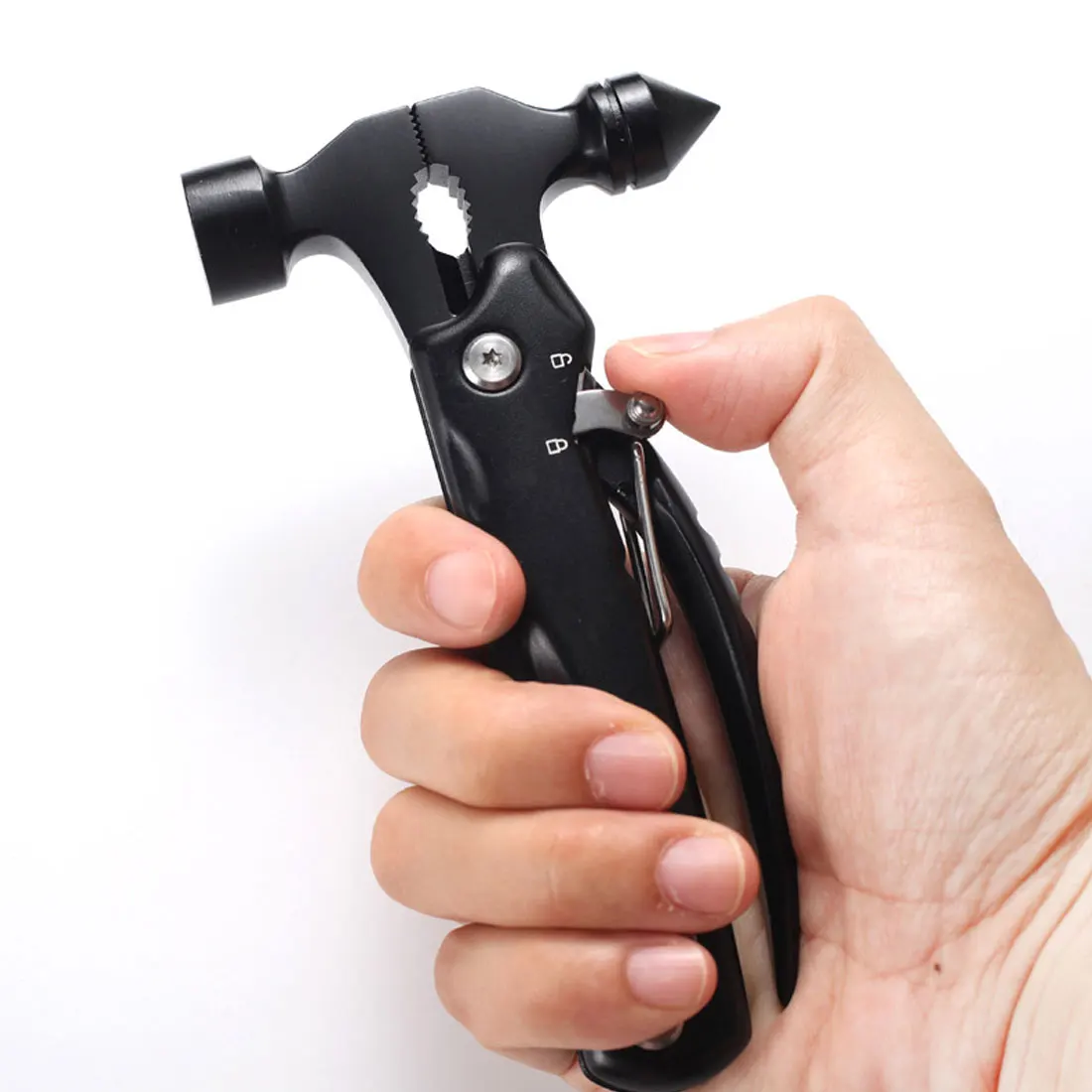 Multifunctional Nail Hammer Hand Tools Stainless Steel Multifunction Pincer and Hammer Direct Selling Outdoor Tool Hammer 1pcs
Multifunctional Nail Hammer Hand Tools Stainless Steel Multifunction Pincer and Hammer Direct Selling Outdoor Tool Hammer 1pcs