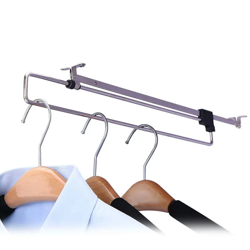 3pcs Wardrobe Hanger Top-mounted Telescopic Hanger Push-pull Side Clothes Hanger Hanging Wardrobe Rail Hardware Accessories
3pcs Wardrobe Hanger Top-mounted Telescopic Hanger Push-pull Side Clothes Hanger Hanging Wardrobe Rail Hardware Accessories