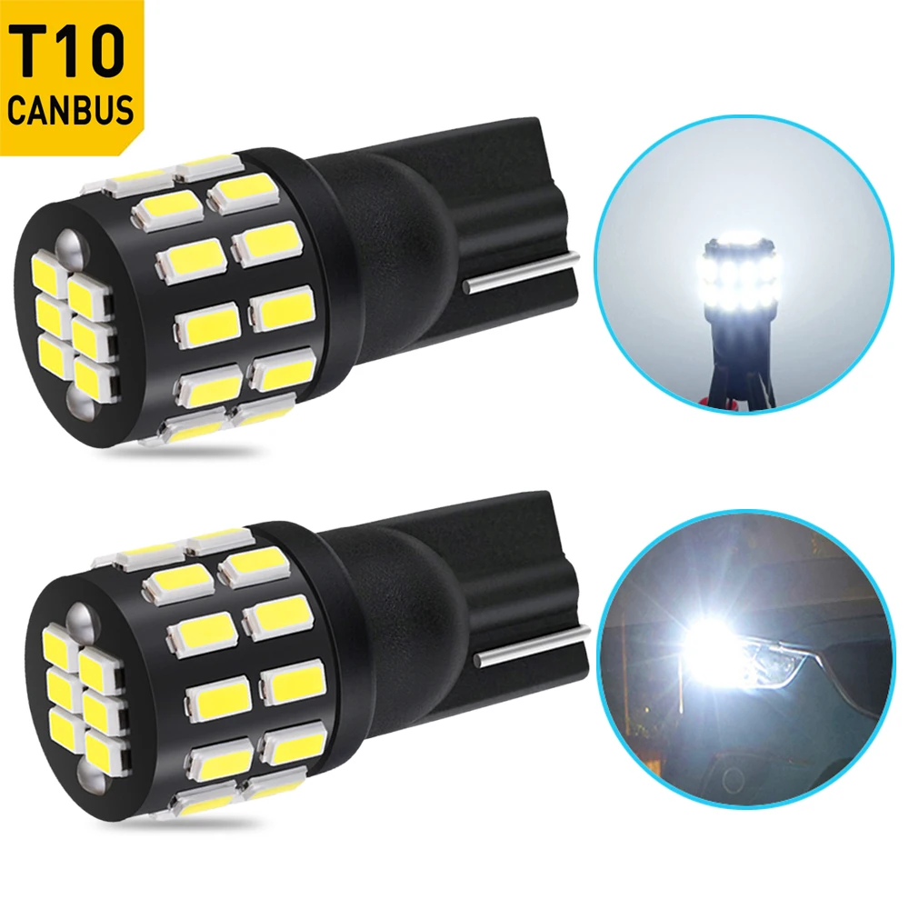 2Pcs T10 W5W WY5W 2825 Super Bright LED Canbus No Error Car Interior Reading Dome Lights Auto Parking Lamp Wedge Tail Side Bulb
2Pcs T10 W5W WY5W 2825 Super Bright LED Canbus No Error Car Interior Reading Dome Lights Auto Parking Lamp Wedge Tail Side Bulb