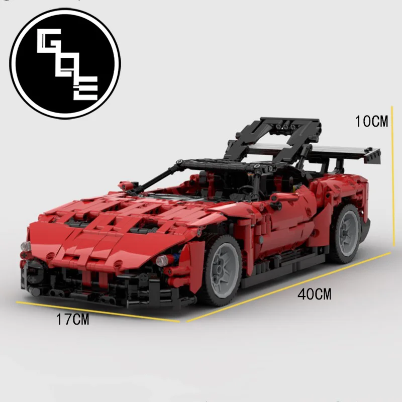 New Technical Super Racing Car MOC-18800 Aston Martin RC Roadster Vehicle Model DIY Building Blocks Bricks Toy For Children Gift
New Technical Super Racing Car MOC-18800 Aston Martin RC Roadster Vehicle Model DIY Building Blocks Bricks Toy For Children Gift