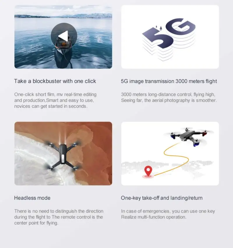 S604 Pro Drone 4K Professional Photography Quadcopter With Dual Camera GPS Foldable Use Aerial Four Axis Dron Portable Aircraft
S604 Pro Drone 4K Professional Photography Quadcopter With Dual Camera GPS Foldable Use Aerial Four Axis Dron Portable Aircraft