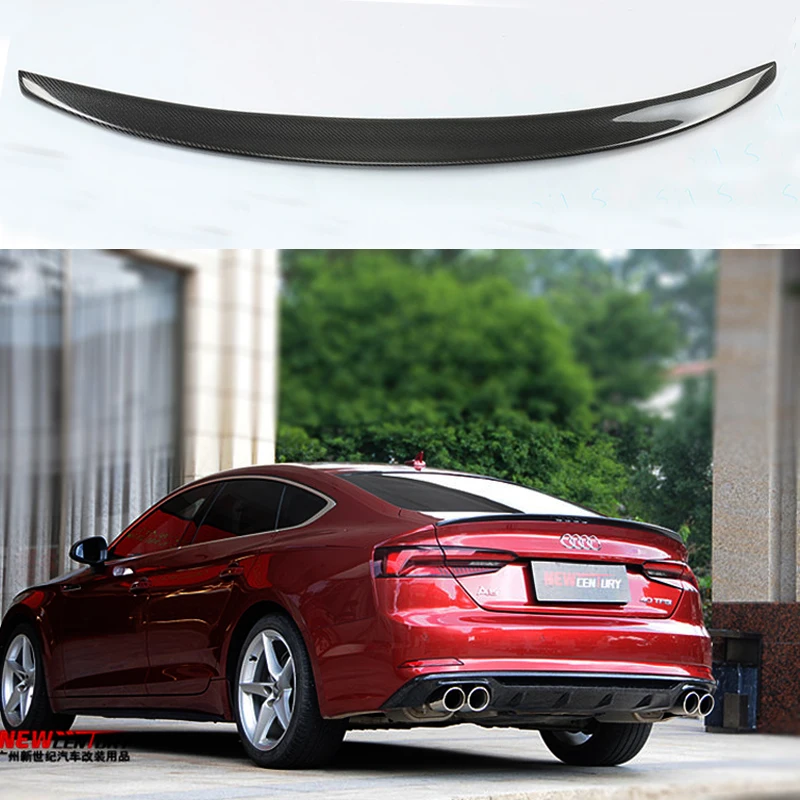 S5 Style Carbon Fiber Rear Trunk Spoiler Wing Fit for Audi A5 4Doors Sedan 2017 2018 2019
S5 Style Carbon Fiber Rear Trunk Spoiler Wing Fit for Audi A5 4Doors Sedan 2017 2018 2019