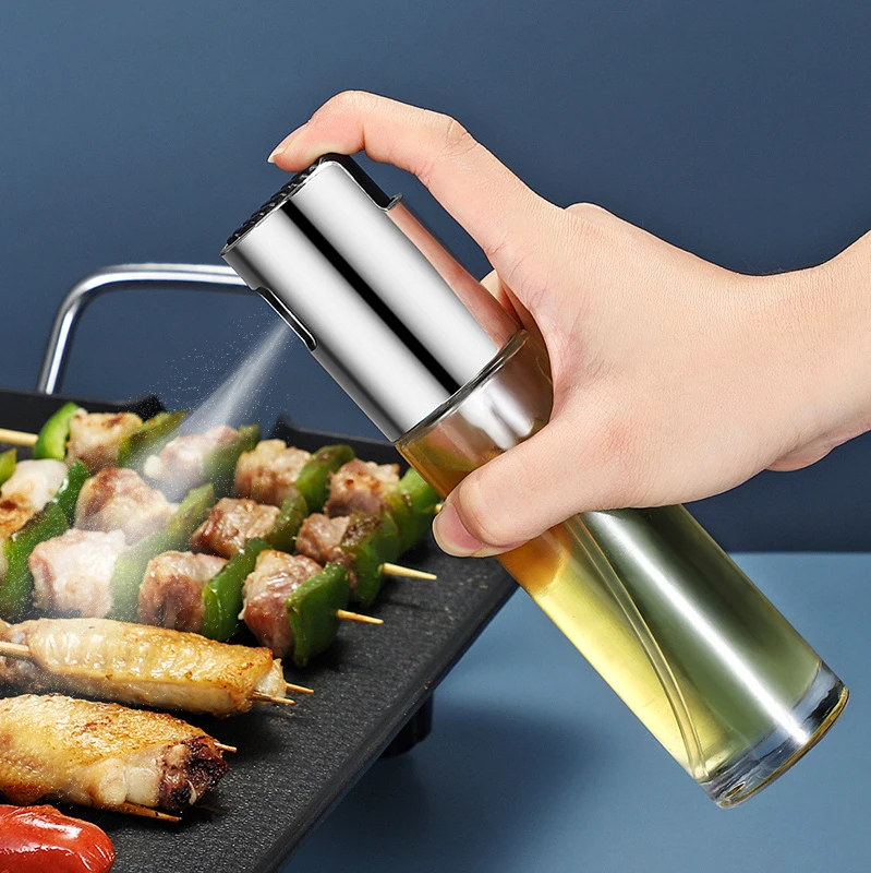 Stainless Steel Spray Bottle Push-Type Glass Spray Bottle Household Kitchen Supplies Soy Sauce Vinegar Bottle for Barbecue
Stainless Steel Spray Bottle Push-Type Glass Spray Bottle Household Kitchen Supplies Soy Sauce Vinegar Bottle for Barbecue
