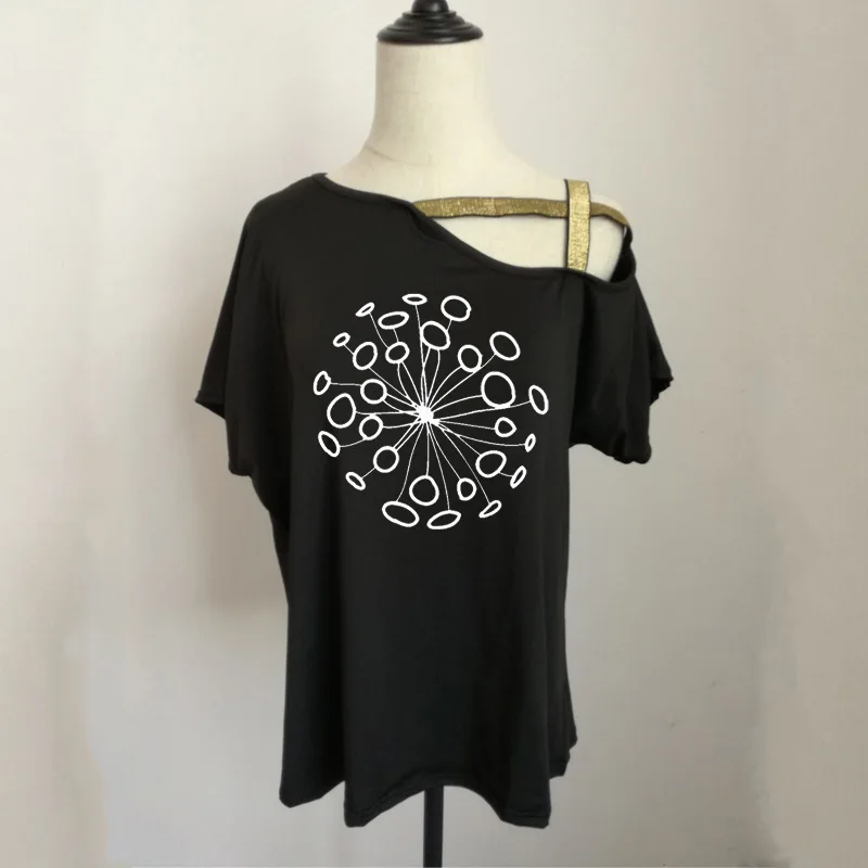 Fashion Dandelion Printed Tshirt Women Sexy Cross-shoulder Irregular Short Sleeves Ulzzang Shirts Farajuku Streetwear Kpop Cloth
Fashion Dandelion Printed Tshirt Women Sexy Cross-shoulder Irregular Short Sleeves Ulzzang Shirts Farajuku Streetwear Kpop Cloth