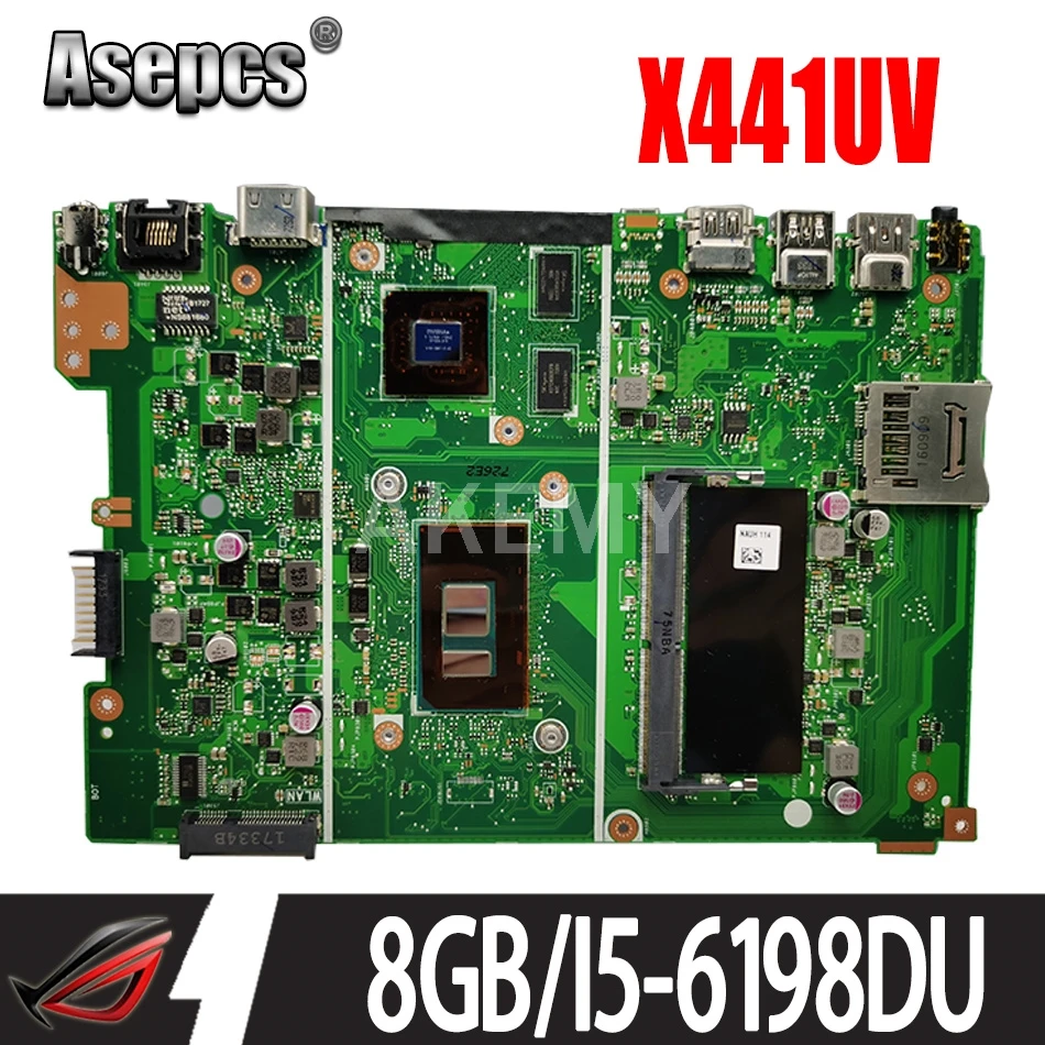 Для ASUS X441UV X441UVK X441UR X441URK X441UB материнская плата для ноутбука с процессором GT940M (V2G) 8G