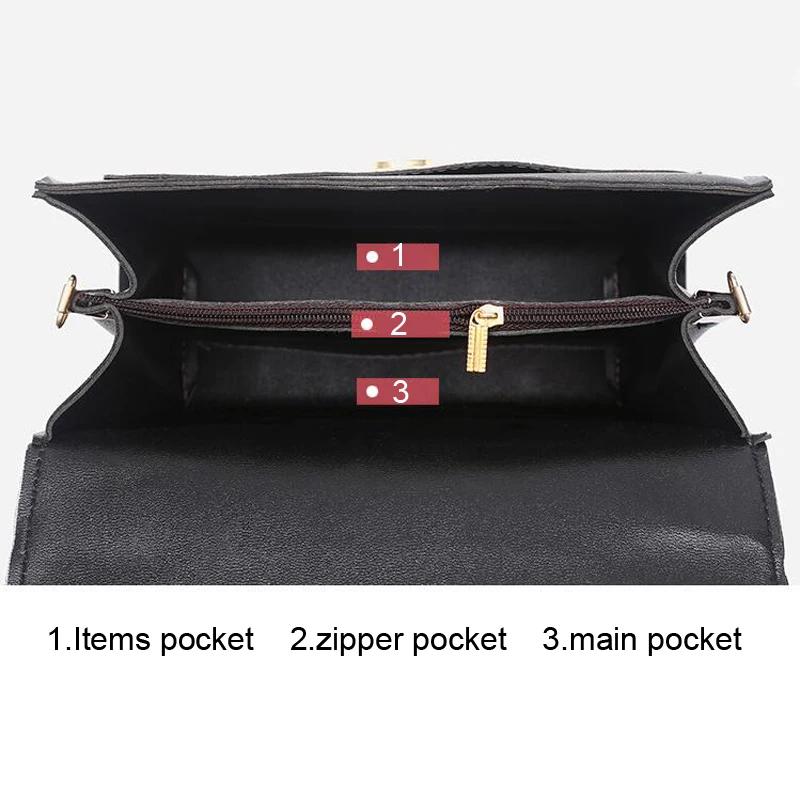 Fashion Shoulder Bag Leather Handbag Small Flap Women Messenger Bags High Quality PU Crossbody Bags Ladies Purse
Fashion Shoulder Bag Leather Handbag Small Flap Women Messenger Bags High Quality PU Crossbody Bags Ladies Purse