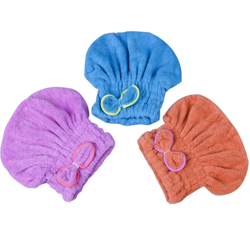 2Pcs Hair Quick Drying Towel Microfiber Wrapped Shower Bathing Cap with Bowknot OCT998
2Pcs Hair Quick Drying Towel Microfiber Wrapped Shower Bathing Cap with Bowknot OCT998