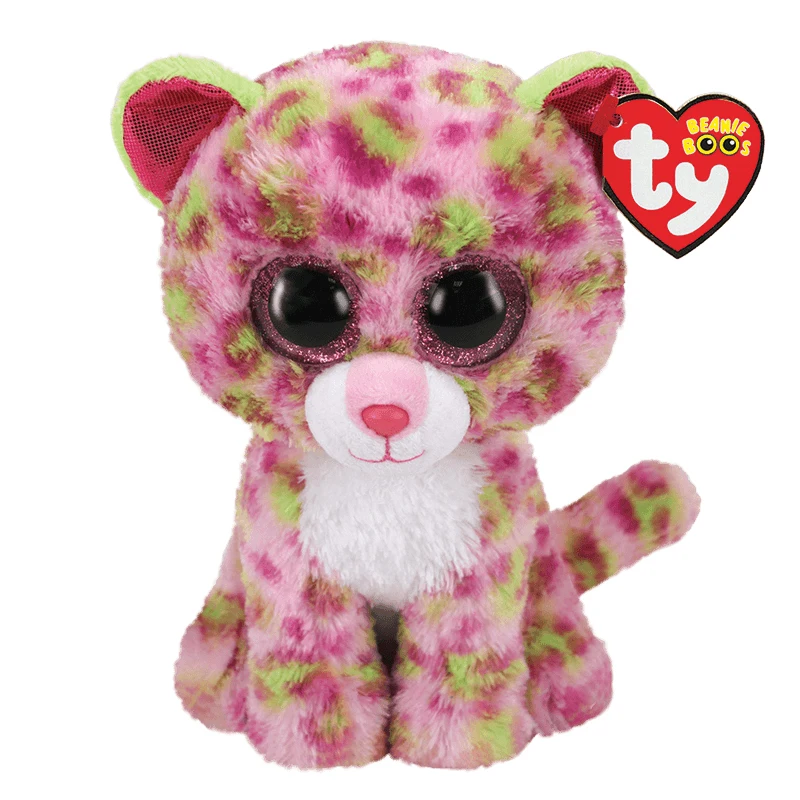 Ty Beanie Boos Sunshine розовый пятно Ягуар цветной хомяк Единорог милый крутой детский