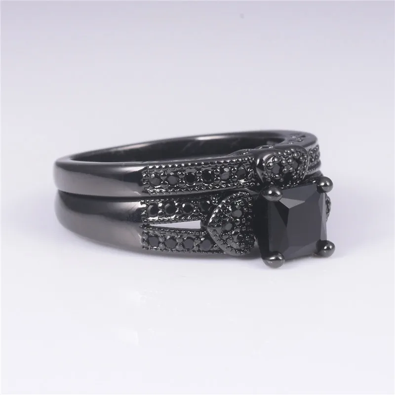 Модные комплекты колец из Трех Сердец с имитацией бриллианта CZ Ювелирные изделия вечное 10K Черное золото обручальное кольцо для женщин разм...
Модные комплекты колец из Трех Сердец с имитацией бриллианта CZ Ювелирные изделия вечное 10K Черное золото обручальное кольцо для женщин разм...