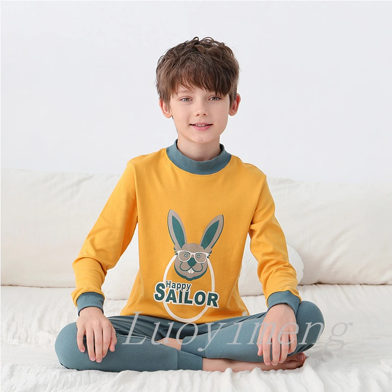 Spring Autumn Boys Pajamas Set For Teenage 5 to 14Years Cotton Cartoon Pyjamas Kids Long Sleeve Nightwear Children's Homewear
Spring Autumn Boys Pajamas Set For Teenage 5 to 14Years Cotton Cartoon Pyjamas Kids Long Sleeve Nightwear Children's Homewear