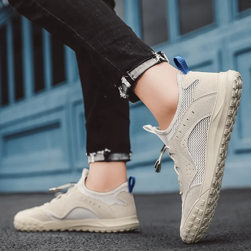 Summer Men's Casual Loafer Shoes Elastic Band Outdoor Driving Sneakers Men Breathable Mesh Lazy Designer Flats Black Gray M9913
Summer Men's Casual Loafer Shoes Elastic Band Outdoor Driving Sneakers Men Breathable Mesh Lazy Designer Flats Black Gray M9913