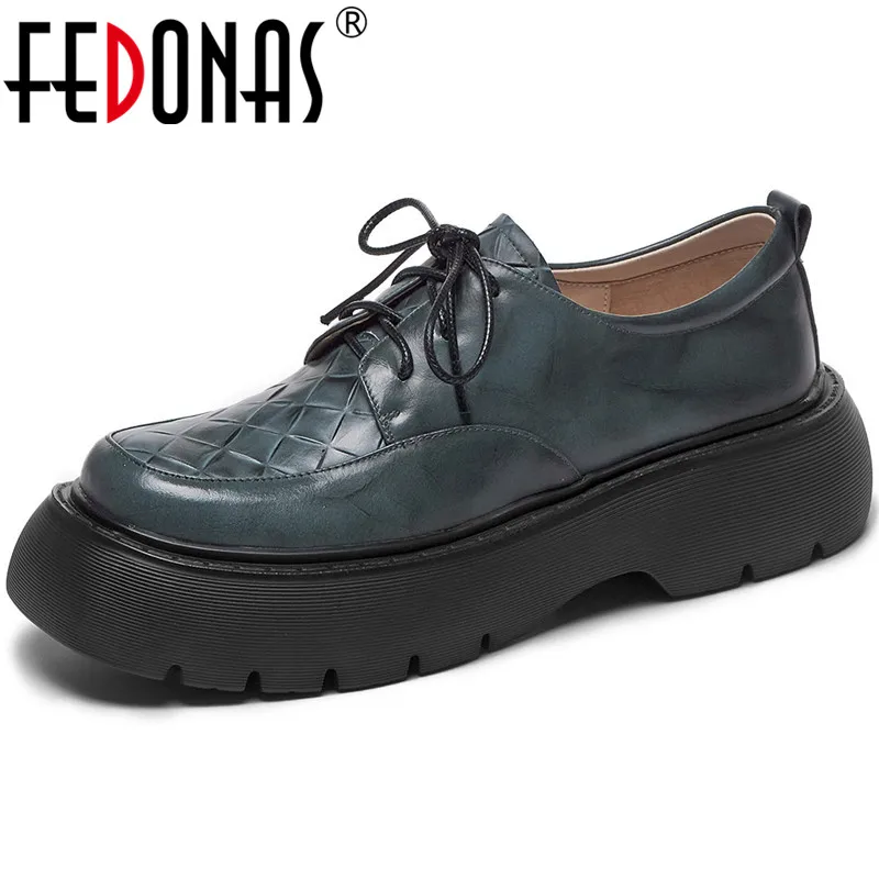 FEDONAS Cross Tied Platform Shoes For Women Genuine Leather Chunky Heels Pumps Female Spring Newest Working Office Lady Shoes
FEDONAS Cross Tied Platform Shoes For Women Genuine Leather Chunky Heels Pumps Female Spring Newest Working Office Lady Shoes