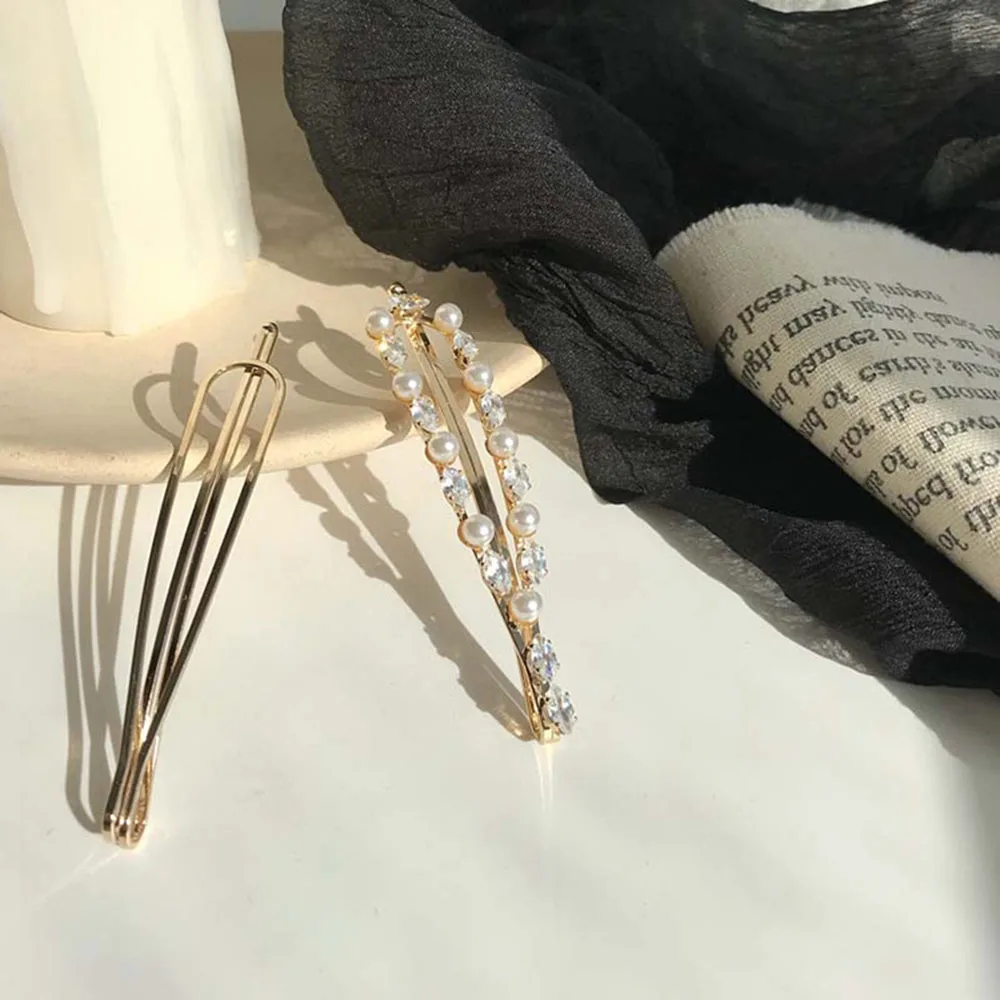 1PC Women Girls Elegant Rhinestone Pearls Geometric Hair Clips Sweet Hair Ornament Hairpin Barrette Headband Hair Accessories
1PC Women Girls Elegant Rhinestone Pearls Geometric Hair Clips Sweet Hair Ornament Hairpin Barrette Headband Hair Accessories