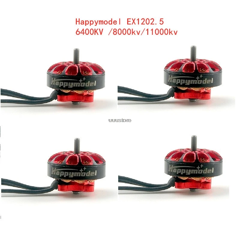 1/2/4 шт. Happymodel EX1202.5 1202 5 6400KV 11000kv 8000kv 2 3S бесщеточный двигатель для RC FPV Racing Drone Crux3