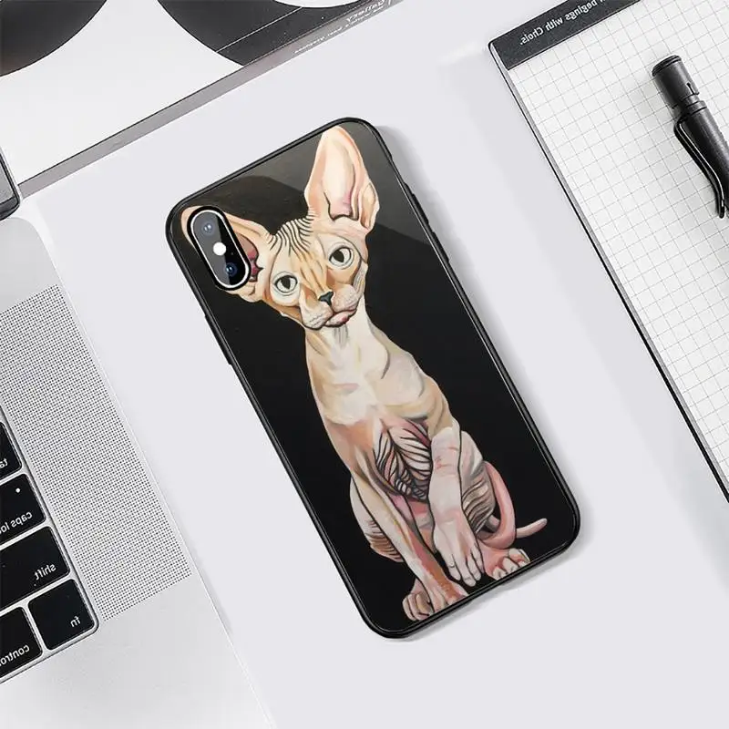 Tattoo Sphinx Cat animal Phone Case Tempered glass For iphone 5C 6 6S 7 8 plus X XS XR 11 PRO MAX
Tattoo Sphinx Cat animal Phone Case Tempered glass For iphone 5C 6 6S 7 8 plus X XS XR 11 PRO MAX