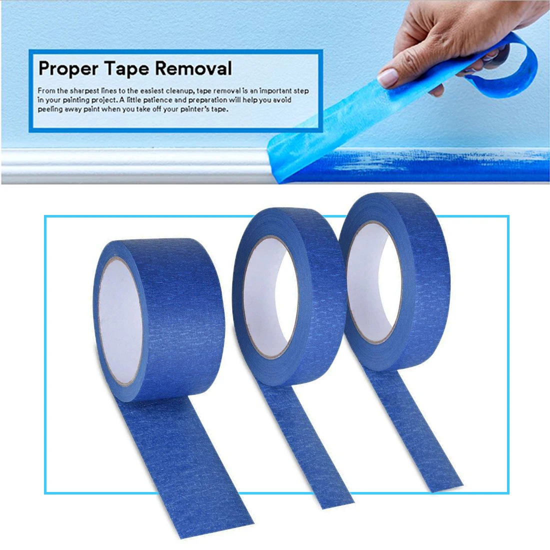 2121 Newest Blue Painter Tape Paper Adhesive House Painting Peeling Peel Tape Easy To Tear Masking Tape Hardware Hot Sealers 
2121 Newest Blue Painter Tape Paper Adhesive House Painting Peeling Peel Tape Easy To Tear Masking Tape Hardware Hot Sealers