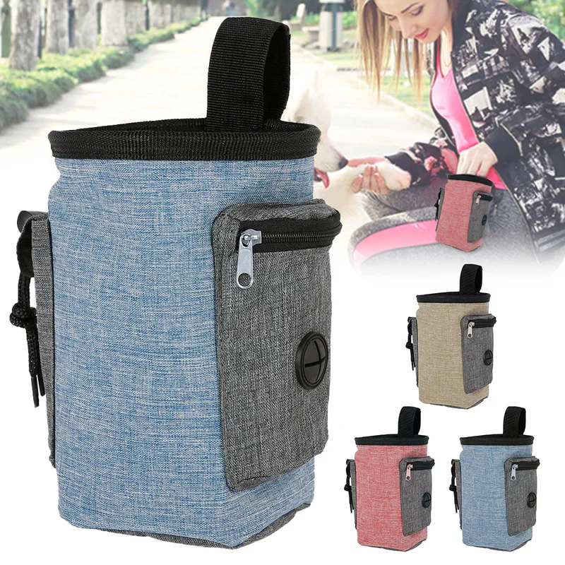 Dog Treat Bag Portable Pet Treat Training Pouch Multi-purpose Oxford Cloth Dogs Food Bag with Poop Bag Adjustable Waistband Bags
Dog Treat Bag Portable Pet Treat Training Pouch Multi-purpose Oxford Cloth Dogs Food Bag with Poop Bag Adjustable Waistband Bags