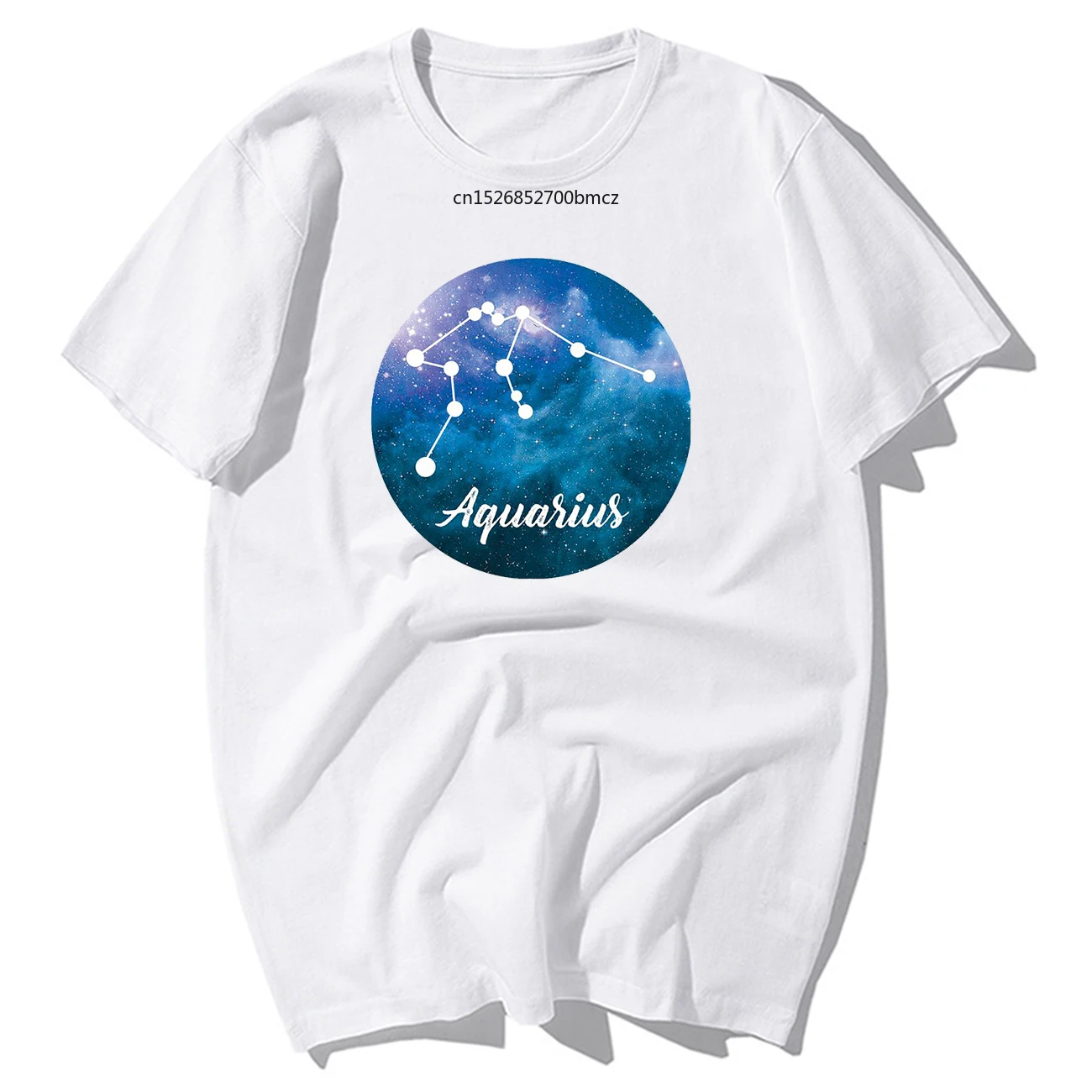 Fashion Twelve Constellations T Shirt Aquarius Star T-shirts Women Lovely Couples In Love Casual Tops Tee
Fashion Twelve Constellations T Shirt Aquarius Star T-shirts Women Lovely Couples In Love Casual Tops Tee