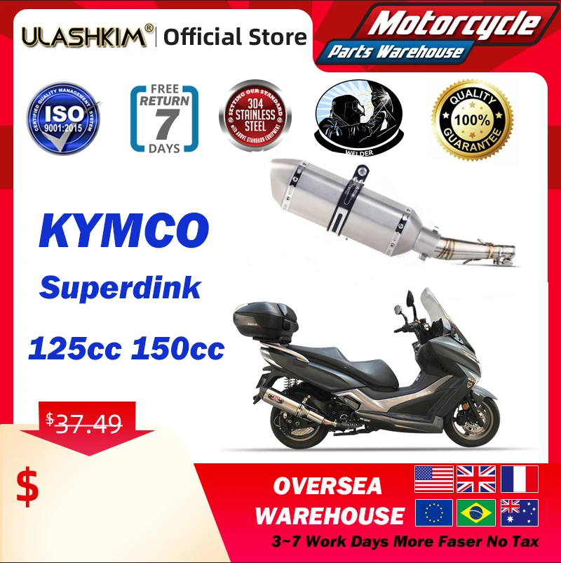 For KYMCO Superdrink Superdink Super Dink 125 125CC Exhaust Motorcycle Exhaust Muffler Escape Contact Pipe Slip On
For KYMCO Superdrink Superdink Super Dink 125 125CC Exhaust Motorcycle Exhaust Muffler Escape Contact Pipe Slip On
