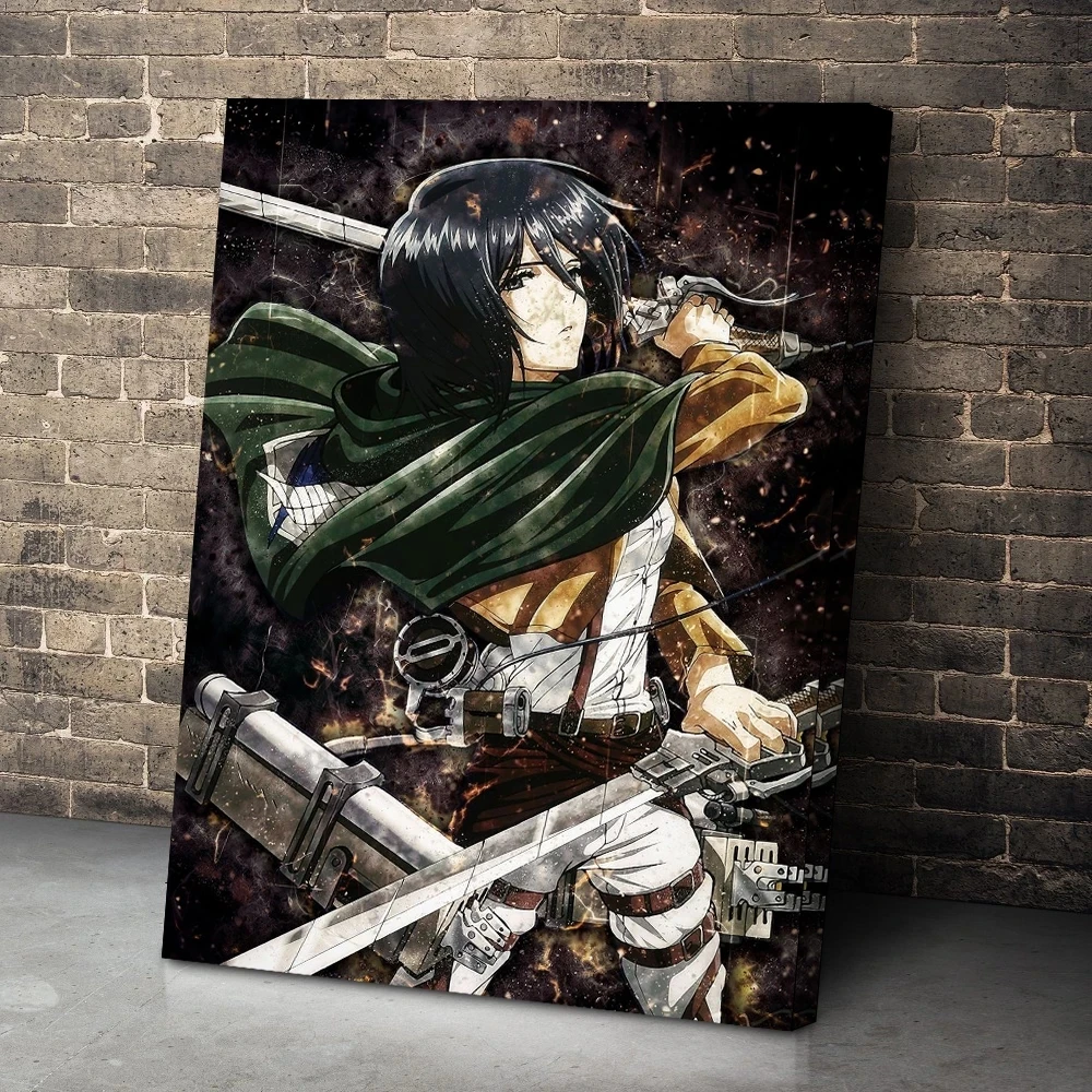 Attack On Titan Mikasa Poster Canvas Wall Art Decoration Prints Living Kid Children Room Home Bedroom Decor Painting Picture
Attack On Titan Mikasa Poster Canvas Wall Art Decoration Prints Living Kid Children Room Home Bedroom Decor Painting Picture