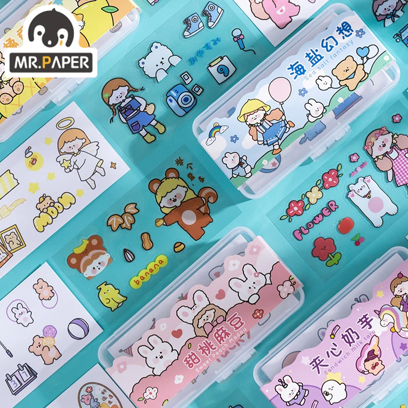 MrPaper 4 Designs A Sweet Seven Series PP Boxed Stickers Box Stickers Creative Hand Account Decoration DIY Material Stickers
MrPaper 4 Designs A Sweet Seven Series PP Boxed Stickers Box Stickers Creative Hand Account Decoration DIY Material Stickers