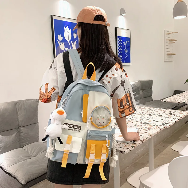 рюкзак Harajuku Nylon Bag Kawaii Girl College Student Backpack Waterproof Fashion Ladies School Bag Book Women Cute Backpack
рюкзак Harajuku Nylon Bag Kawaii Girl College Student Backpack Waterproof Fashion Ladies School Bag Book Women Cute Backpack