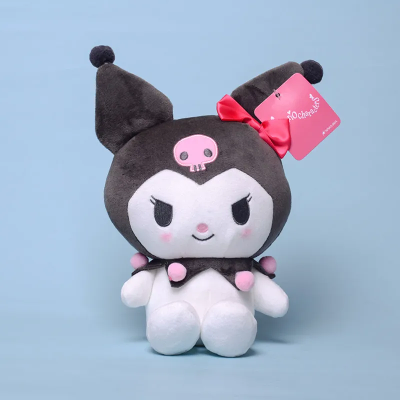Милые плюшевые аниме животные Sanrio 20 см Kuromi бесплатная доставка декор комнаты