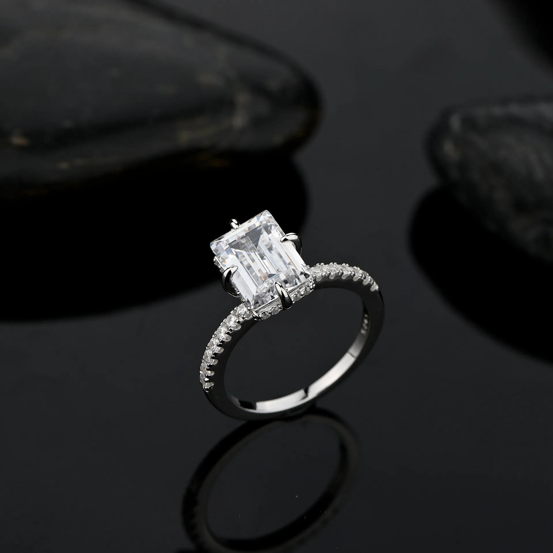 Fashion 100% 925 Sterling Silver Ring Created Citrine Sapphire High Carbon Diamond Gemstone Wedding Rings For Women Fine Jewelry
Fashion 100% 925 Sterling Silver Ring Created Citrine Sapphire High Carbon Diamond Gemstone Wedding Rings For Women Fine Jewelry