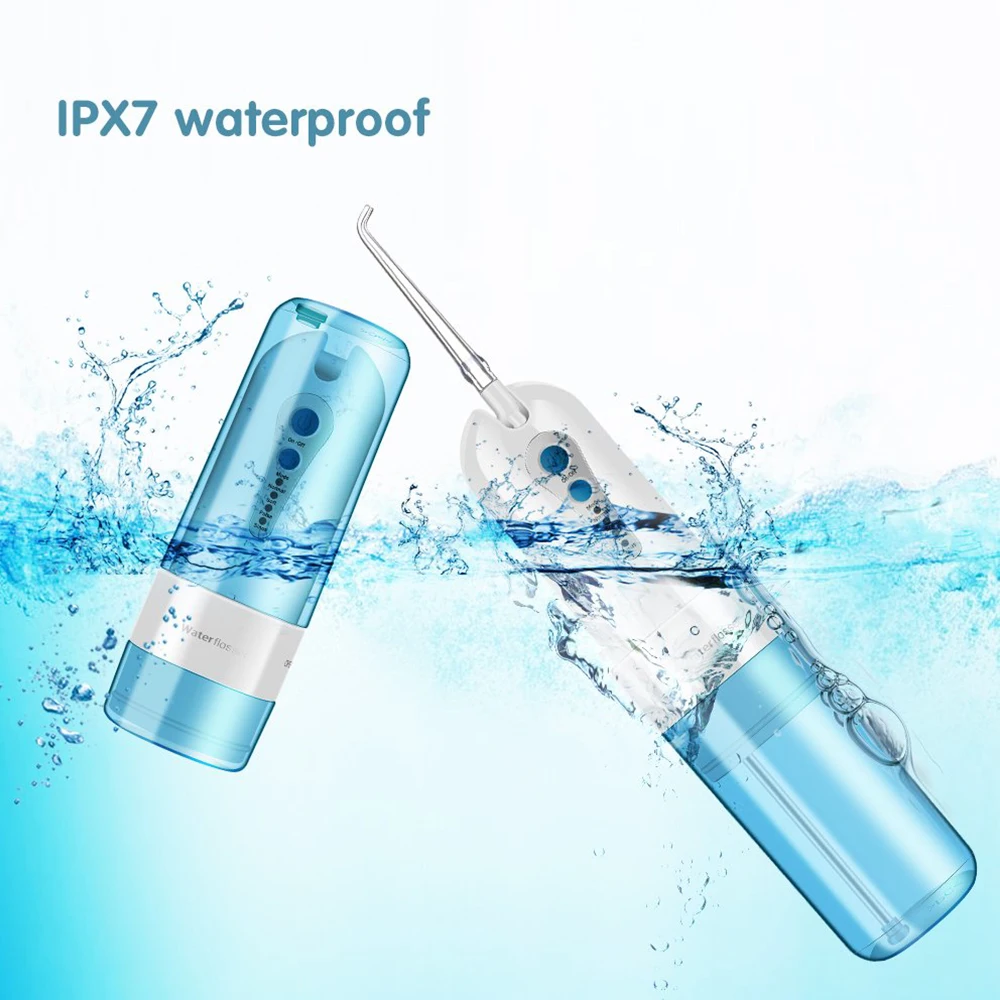 Oral Irrigator USB Rechargeable Water Flosser Portable Dental Water Jet Floss 150ML Water Tank Waterproof 4 models Teeth Cleaner
Oral Irrigator USB Rechargeable Water Flosser Portable Dental Water Jet Floss 150ML Water Tank Waterproof 4 models Teeth Cleaner