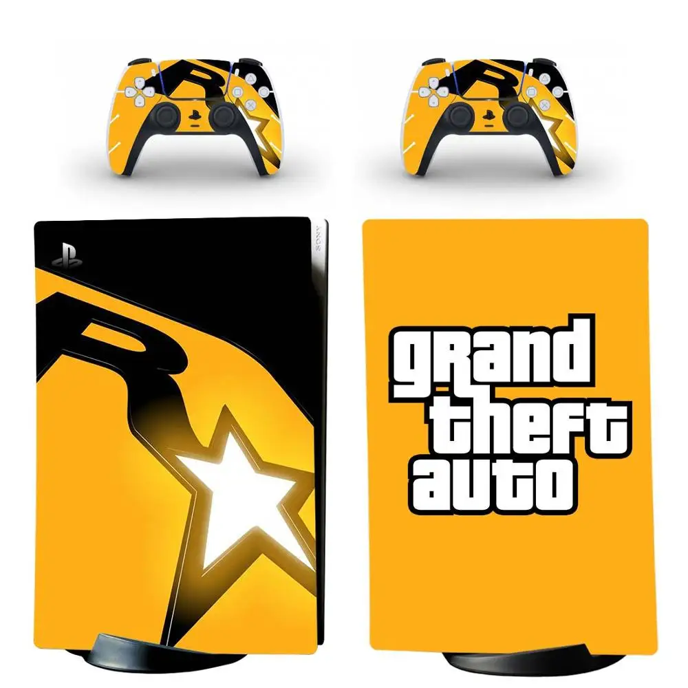 Стикер Grand Theft Auto V GTA 5 PS5 стикер для консоли PlayStation и контроллеров | Электроника