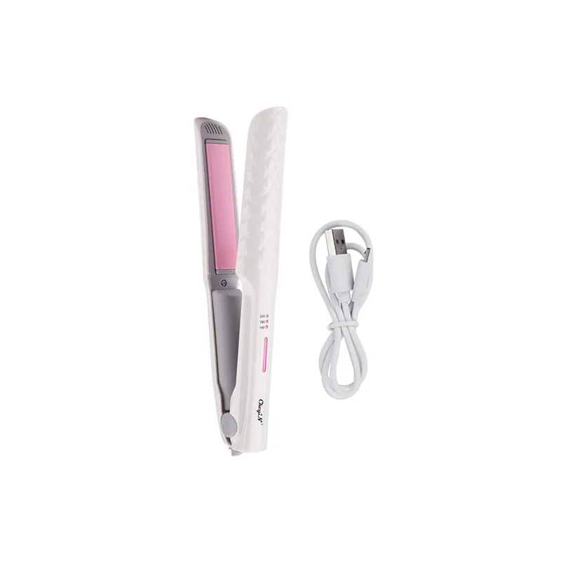 USB 2 in 1 Professional Hair Straightener Curler Wireless Straightening Iron Curling Adjustable Temperature 3D Alloy Hair Plat
USB 2 in 1 Professional Hair Straightener Curler Wireless Straightening Iron Curling Adjustable Temperature 3D Alloy Hair Plat