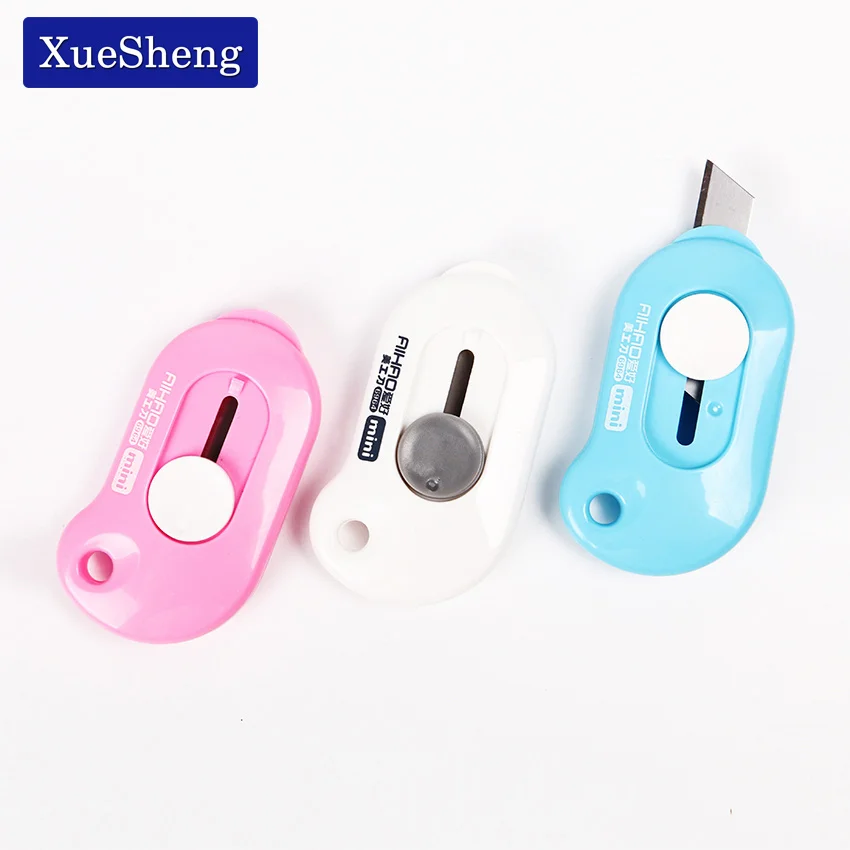 1PC Cute Solid Color Mini Portable Utility Knife Paper Cutter Cutting Paper Razor Blade Office Stationery Escolar Papelaria
1PC Cute Solid Color Mini Portable Utility Knife Paper Cutter Cutting Paper Razor Blade Office Stationery Escolar Papelaria