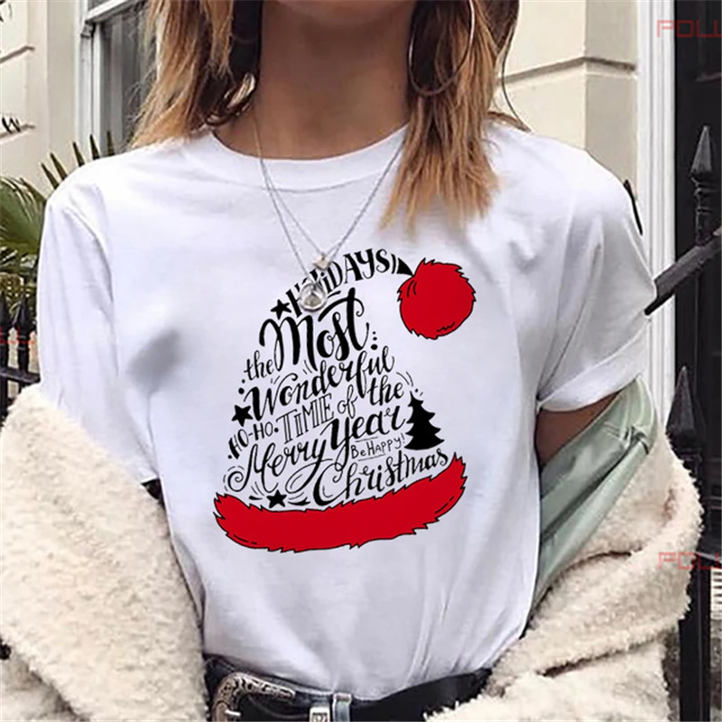 Simple Merry Christmas Letters Hat T Shirt Women/Men Fashion Graphic Cute All Seasons Suitable Short Sleeve Hipster Loose Tops
Simple Merry Christmas Letters Hat T Shirt Women/Men Fashion Graphic Cute All Seasons Suitable Short Sleeve Hipster Loose Tops