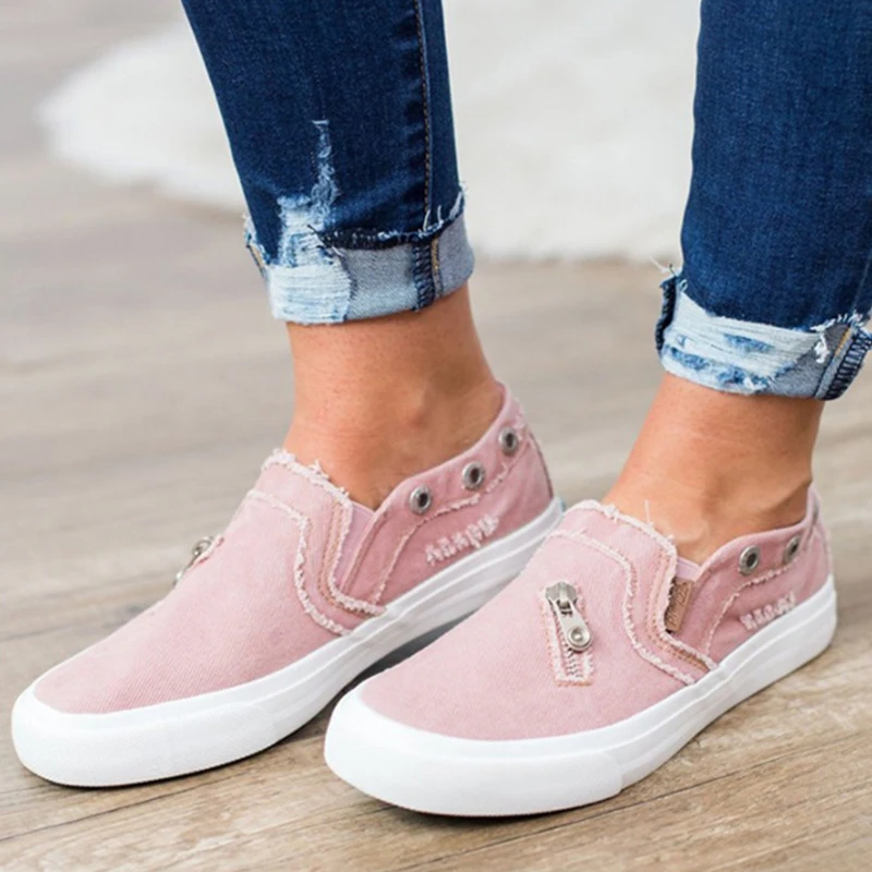 Summer Women Loafers Casual Round Toe Women Canvas Shoes Non Slip Female Flats Solid Color Breathable Ladies Sneakers
Summer Women Loafers Casual Round Toe Women Canvas Shoes Non Slip Female Flats Solid Color Breathable Ladies Sneakers