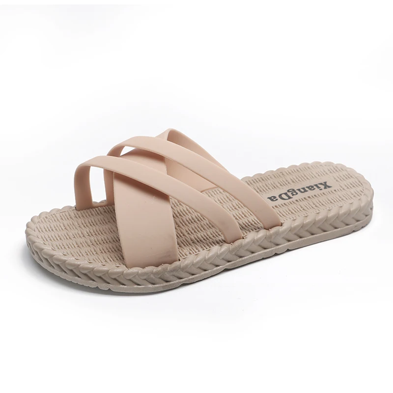 2021 Women's Slippers Cross Braided Leather Ladies Sandals Open Toe Flat Casual Slippers Summer Outdoor Beach Women's Slippers
2021 Women's Slippers Cross Braided Leather Ladies Sandals Open Toe Flat Casual Slippers Summer Outdoor Beach Women's Slippers