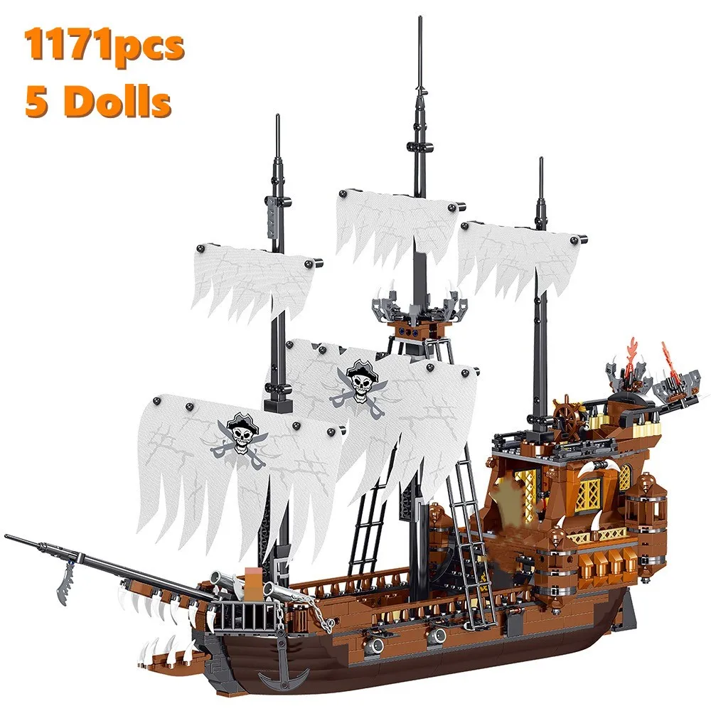 Bricks Building Block Large Pirate Ship Boat Blocks Black Pearl Silent Adventure Caribbean Sea Educational Bricks Toy Boy Gift
Bricks Building Block Large Pirate Ship Boat Blocks Black Pearl Silent Adventure Caribbean Sea Educational Bricks Toy Boy Gift