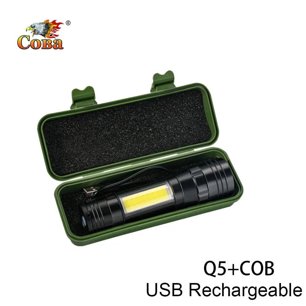 Power Built In Battery Q5 Zoom Focus Mini Led Flashlight Torch Lamp Lantern USB Rechargeable Waterproof Side COB Camping Light
Power Built In Battery Q5 Zoom Focus Mini Led Flashlight Torch Lamp Lantern USB Rechargeable Waterproof Side COB Camping Light
