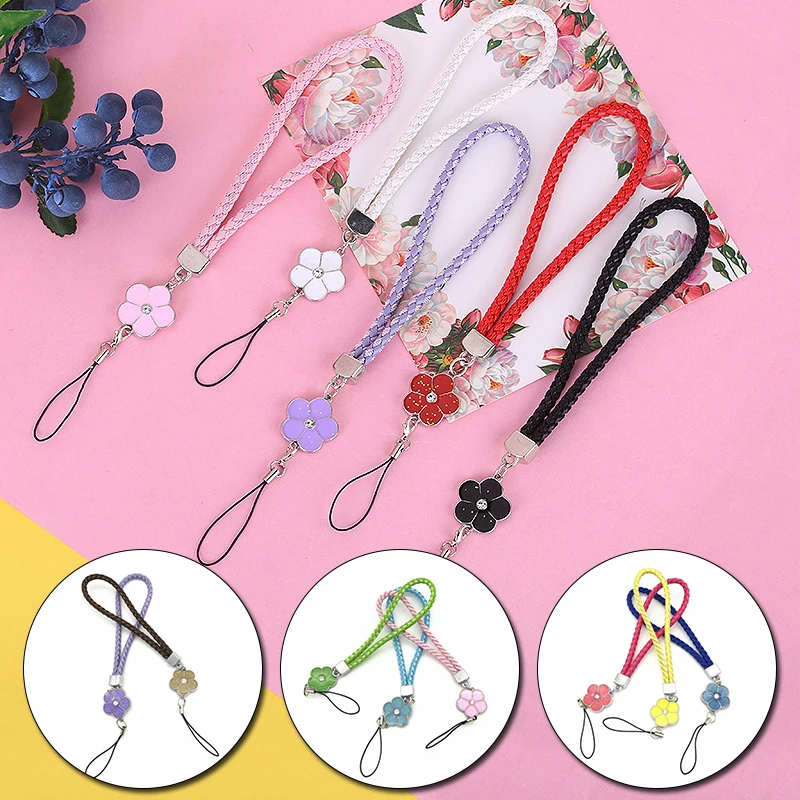 Pu Leather Weave Lanyards Rope Flower Pendant Mobile Phone Chain Phone Case Wrist Hanging Cord Phone Accessories New Fashion
Pu Leather Weave Lanyards Rope Flower Pendant Mobile Phone Chain Phone Case Wrist Hanging Cord Phone Accessories New Fashion