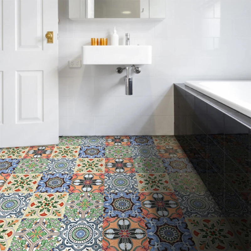 Bohemian Style Colorful Tiles Wall Sticker Art Mural Home Decor Bathroom Kitchen Waist Line Wall Decals Waterproof PVC Floor
Bohemian Style Colorful Tiles Wall Sticker Art Mural Home Decor Bathroom Kitchen Waist Line Wall Decals Waterproof PVC Floor