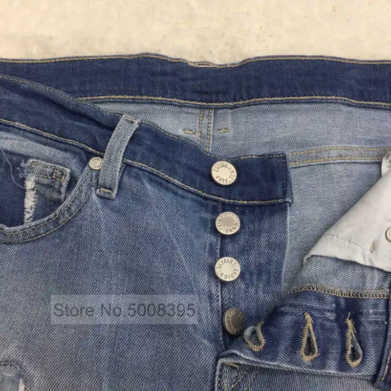 2021SS New Woman Retro Washed Denim Ripped Jeans Fashion Cropped Pants Trousers with Holes
2021SS New Woman Retro Washed Denim Ripped Jeans Fashion Cropped Pants Trousers with Holes