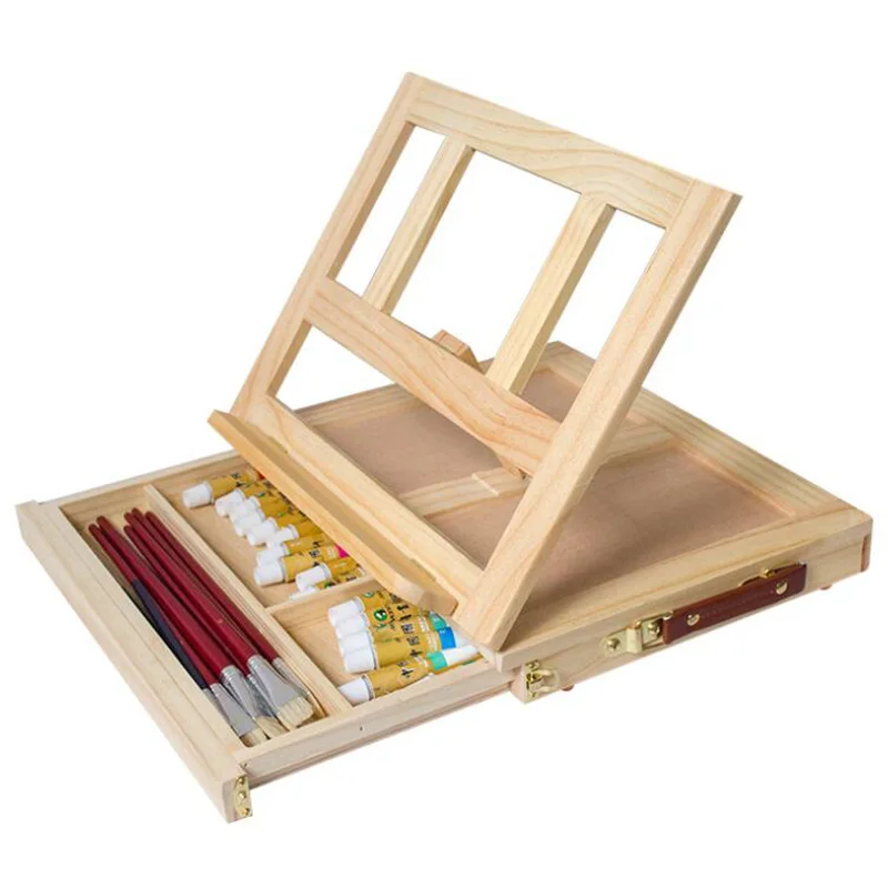 Multifunction Painting Easel Artist Desk Easel Portable Miniature Desk Light Weight Folding Easel for Storage or During Trips
Multifunction Painting Easel Artist Desk Easel Portable Miniature Desk Light Weight Folding Easel for Storage or During Trips
