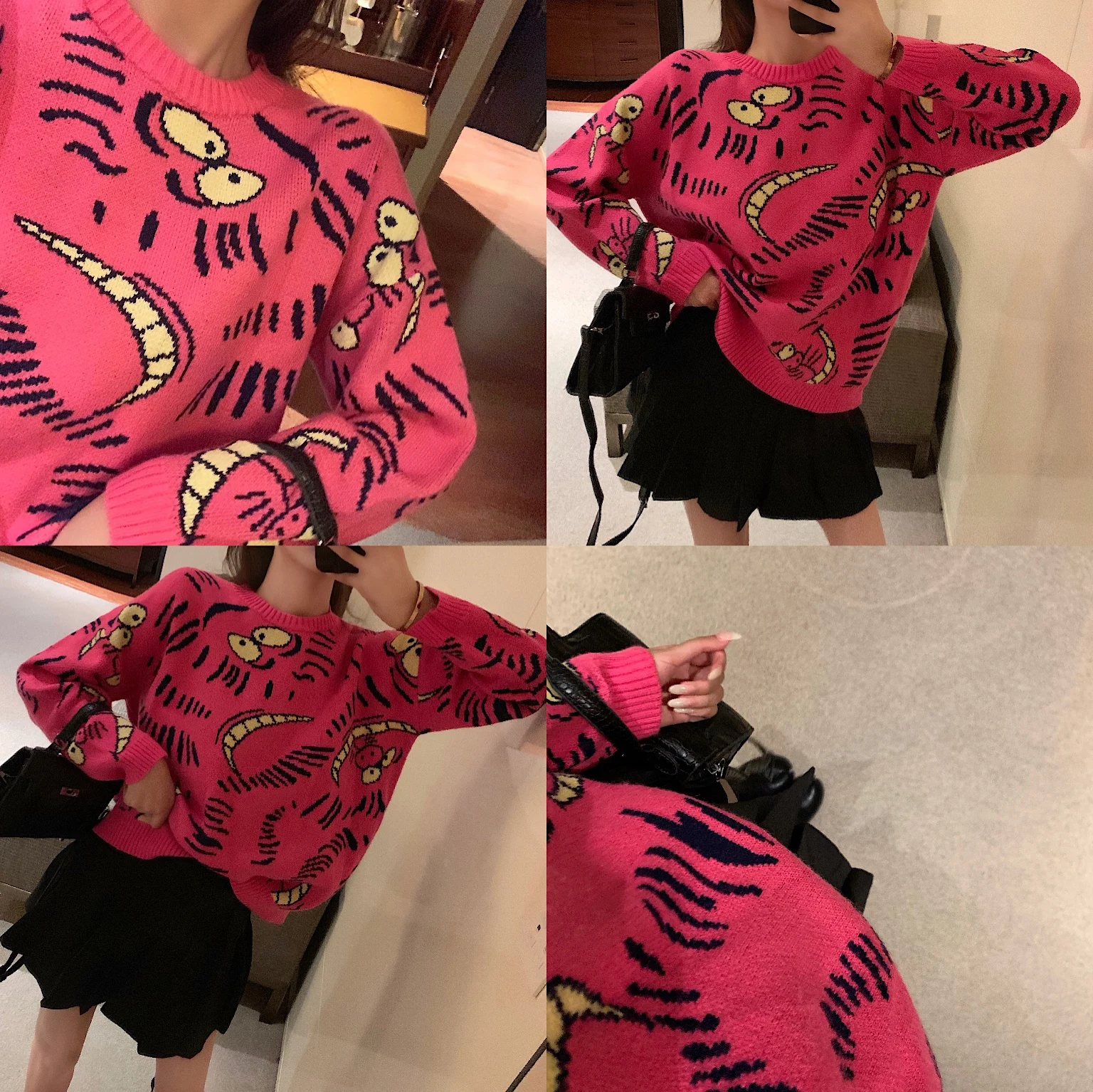 Casual Style Autumn Winter Clothes Women Sweater Fashion Brand New Loose Pullovers Print Tops Knitted O-neck Vetement Femme
Casual Style Autumn Winter Clothes Women Sweater Fashion Brand New Loose Pullovers Print Tops Knitted O-neck Vetement Femme