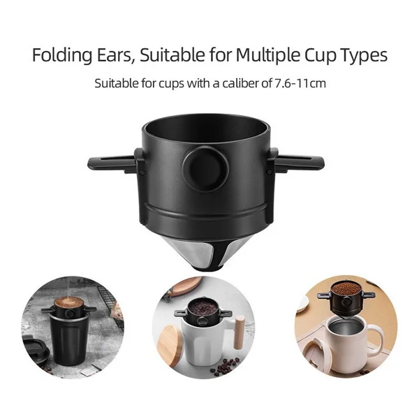 Reusable Coffee Drip Filter Coffee Tea Holder Coffee Drip Paper Funnel Cup Cafe Brewer Tools
Reusable Coffee Drip Filter Coffee Tea Holder Coffee Drip Paper Funnel Cup Cafe Brewer Tools