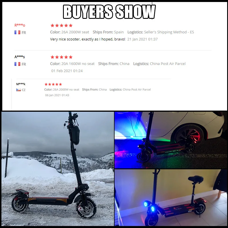 2000W Powerful Electric Scooter Max Speed 60km/h E Scooter Max Mileage 80km Folding Adult patinete eltrico EU Stock 26A Battery
2000W Powerful Electric Scooter Max Speed 60km/h E Scooter Max Mileage 80km Folding Adult patinete eltrico EU Stock 26A Battery