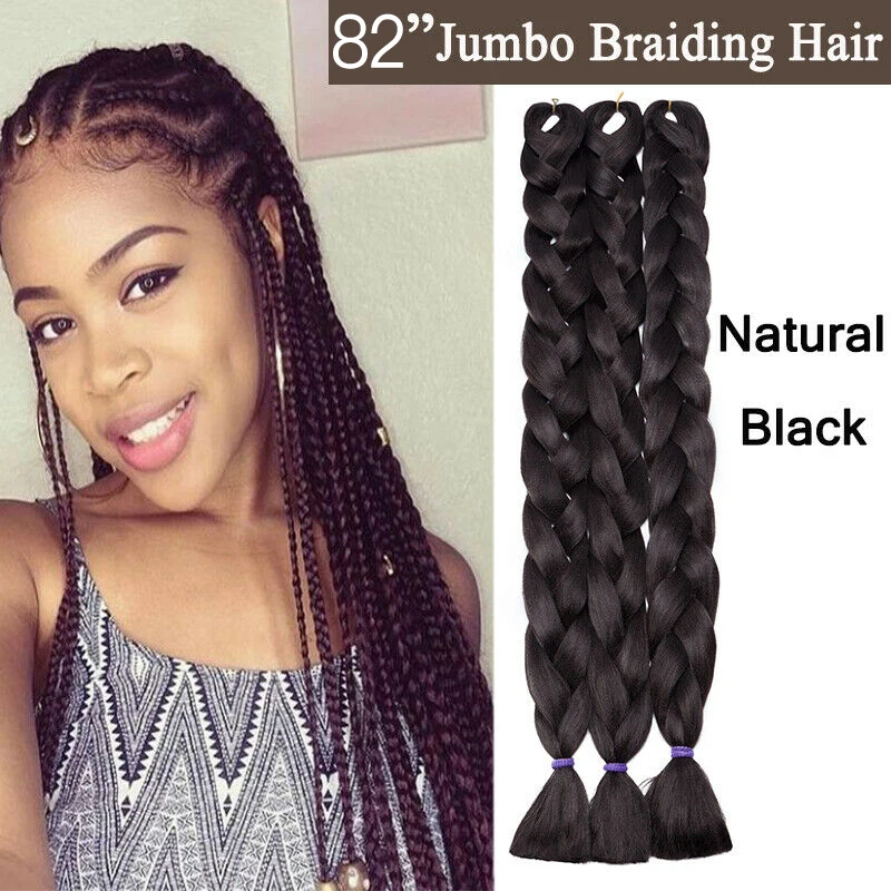 82Inch Jumbo Braids Hair Expression Crochet Synthetic Hair Extensions Wholesale Pre-stretch Kanekalons Ombre Dyed Women Wig
82Inch Jumbo Braids Hair Expression Crochet Synthetic Hair Extensions Wholesale Pre-stretch Kanekalons Ombre Dyed Women Wig